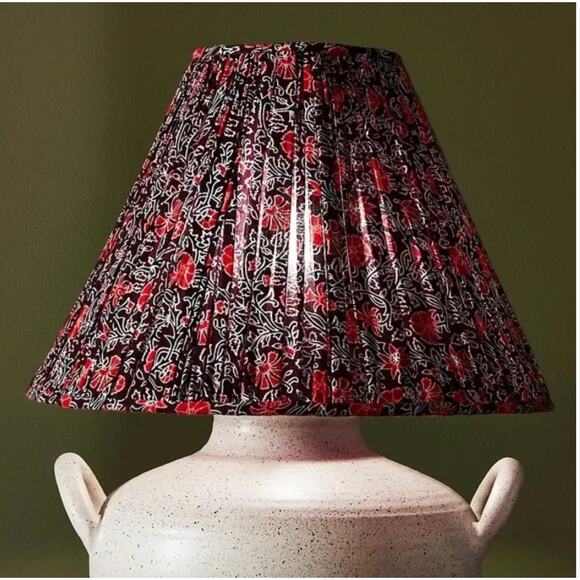 Amber Lewis for Anthropologie Lamp Shade Floral NEW - Picture 1 of 5